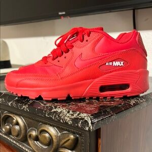 Nike Red Sneakers Air Max Bold Design